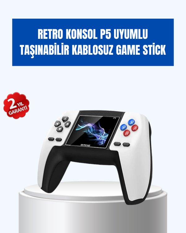 520 Oyunlu Taşınabilir Retro Oyun Konsolu | P5 GamePad - Image 1
