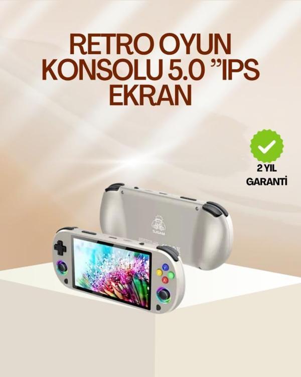 5" IPS Ekranlı Taşınabilir Oyun Konsolu - Image 1