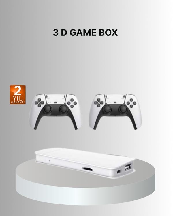 3D ve 4K Görüntü Kaliteli Çok Oyunculu Retro Oyun Konsolu - Image 1