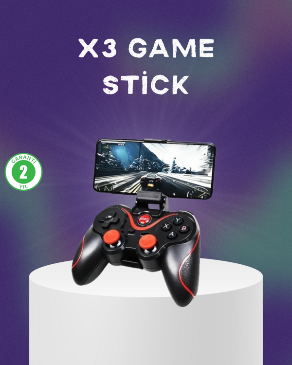 Telefon, Tablet ve PC İçin Çok Fonksiyonlu Bluetooth Gamepad - Image 1