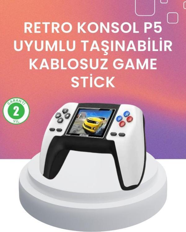 Kompakt Retro Oyun Konsolu | P5 GamePad ile Eski Günlere Dönün - Image 1