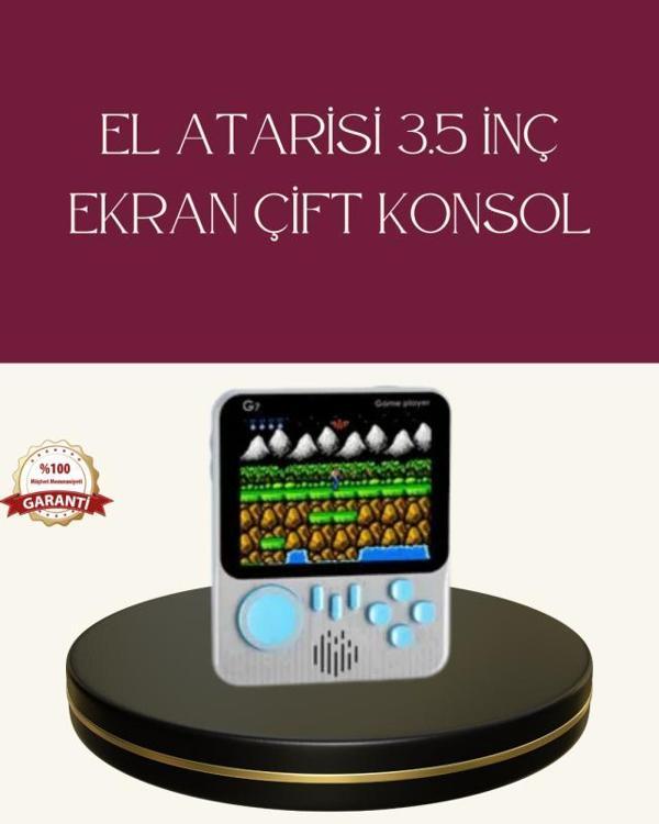 Şarjlı 3.5 İnç Retro Oyun Konsolu - Image 1