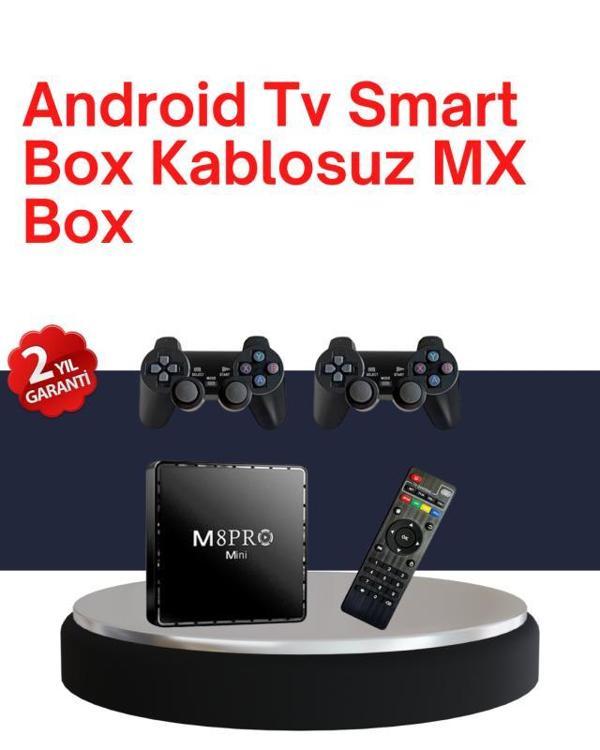 Retro Oyun Konsollu Akıllı Android TV Kutusu - Image 1