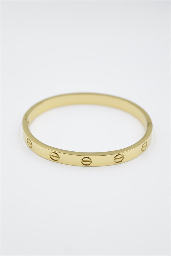 CRT Model Taşsız Bilezik - Altın - Image 1