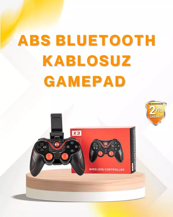 Kablosuz Bluetooth Gamepad PC Android TV Uyumlu Oyun Kumandası - Image 1