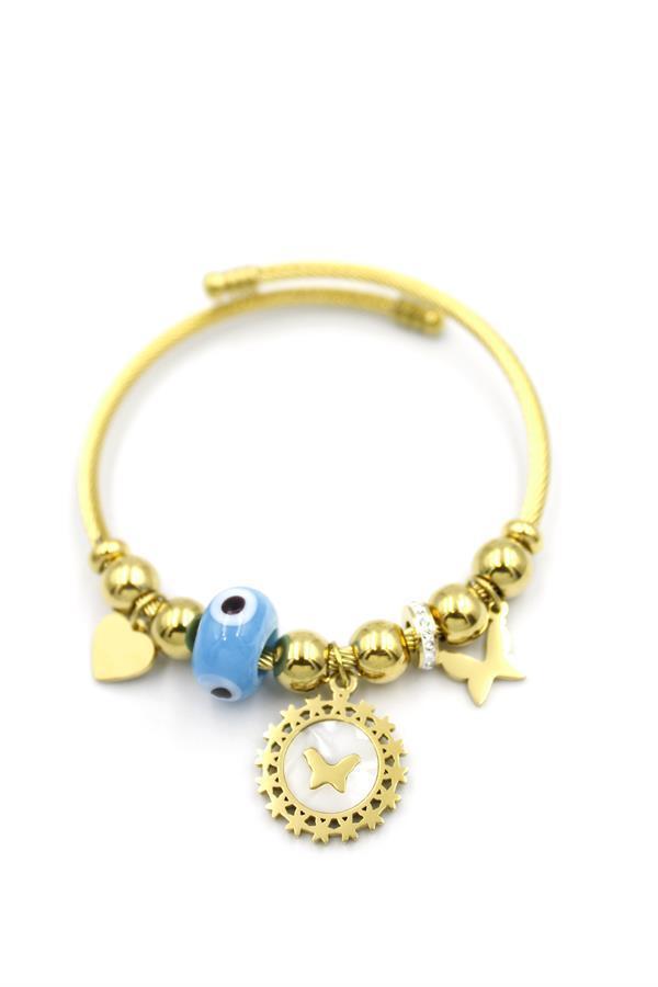 Kelebek Charm Bilezik - Altın - Image 1