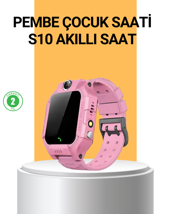 S10 Akıllı Çocuk Saati Anlık Konum ve Sesli Mesaj Destekli - Image 1