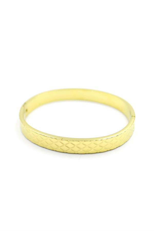 Üçgen Dilimli Bilezik - Altın - Image 1