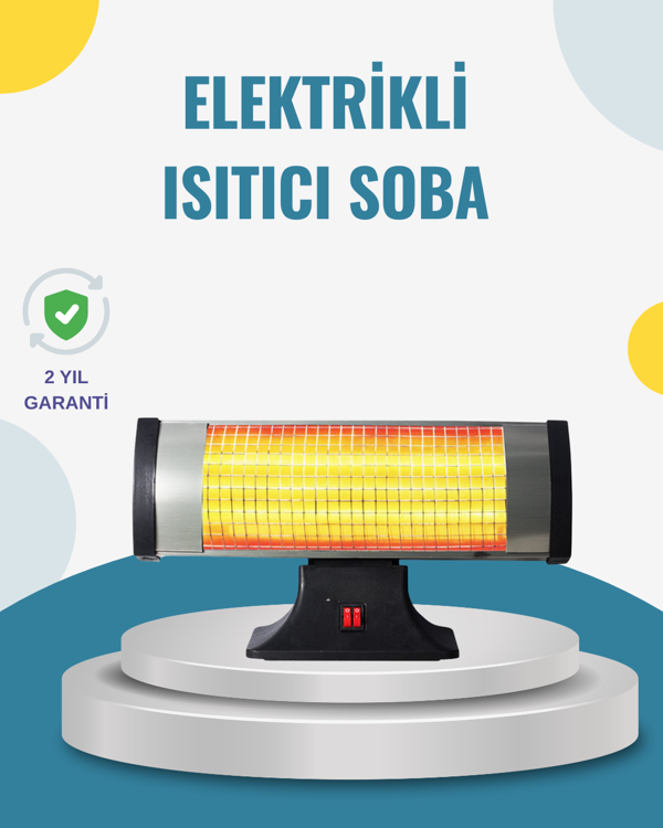 Hızlı Isıtan Kızılötesi Isıtıcı 3 Kademe Ayarlı - Image 1