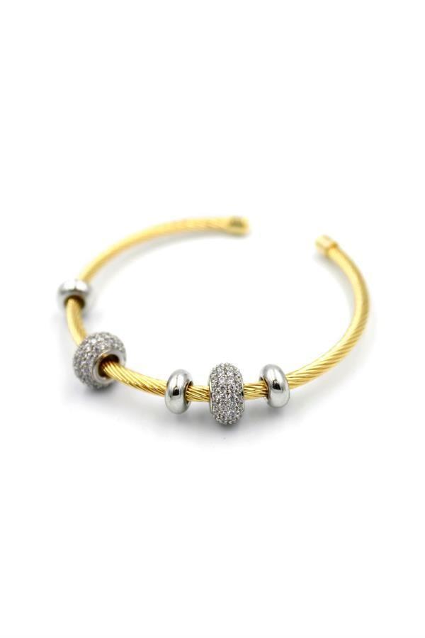 Taşlı Bilezik - Altın - Image 1