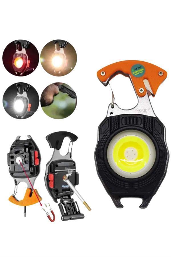 El Feneri LED Anahtarlık Çok Fonksiyonlu Mini Çakmak Özellikli - Image 1