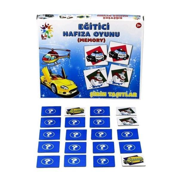 Laço Puzzle Lc023 Eğitici Hafıza Oyunu Sevimli Taşıtlar - Image 1