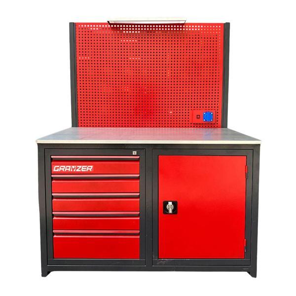 Grayzer 1.30 Metre 5 Çekmeceli 1 Dolaplı Takım Tezgahı - Image 1