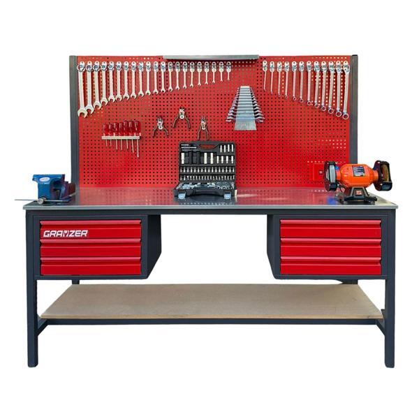 Grayzer 2 Metre 6 Çekmeceli 165 Parça Dolu Takım Tezgahı - Image 1