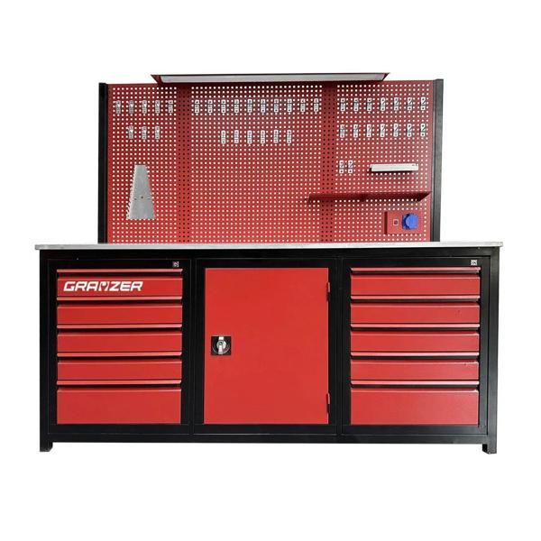 Grayzer 2 Metre 10 Çekmeceli Dolaplı Takım Tezgahı - Image 1