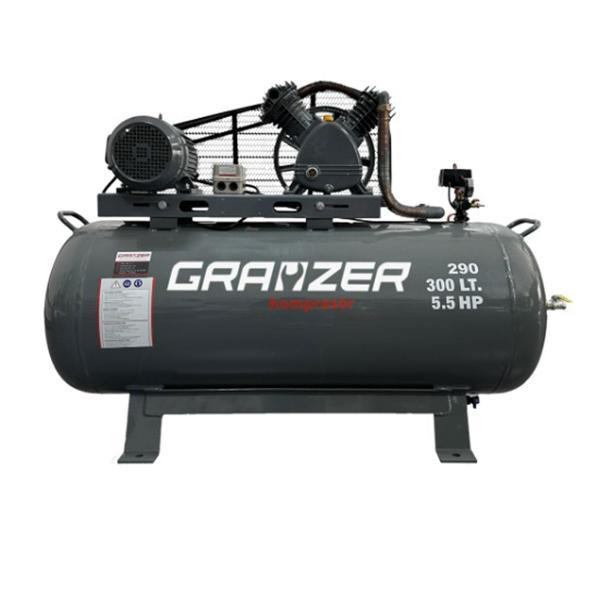 Grayzer 300 LT 2 Kafa 12 Bar 5.5 HP Pistonlu Hava Kompresörü - Image 1