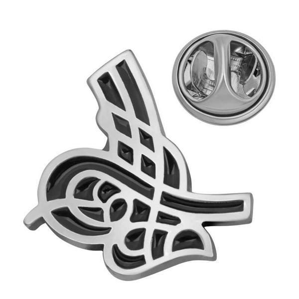 KENPAZAR 925 Ayar Gümüş Tuğra Rozet - Image 1