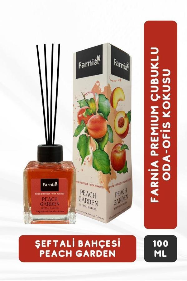 Farnia Premium Çubuklu Oda ve Ofis Kokusu 100 Ml Şeftali Peach - Image 1