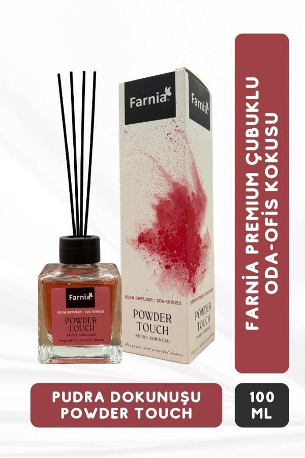 Farnia Premium Çubuklu Oda ve Ofis Kokusu 100 Ml Pudra Dokunuşu Powder Touch - Image 1
