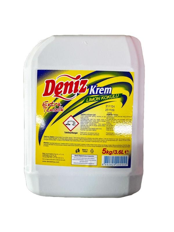 Deniz Mineralli Sıvı Ovma Maddesi / Krem Temizleyici / 5 Kg. / 3.6 Litre - Bidon - Image 1