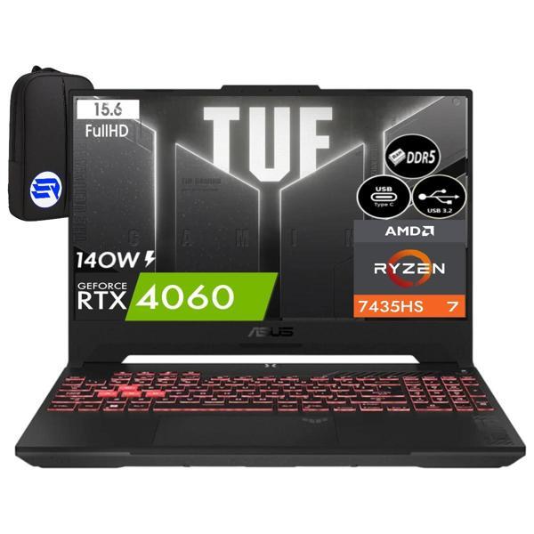 Asus Tuf Gaming A15 FA507NVR-LP099EP3 Ryzen 7-7435HS 64GB Ram 512GB SSD RTX4060 8gb 140W 15.6'' WIN11 Pro 144Hz + Elektr - Image 1