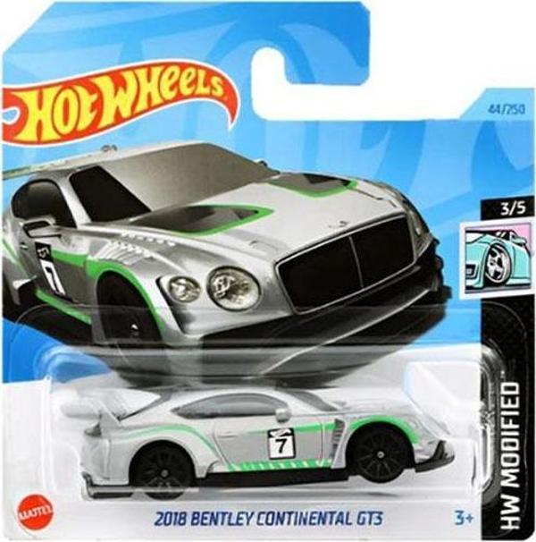 Hot Wheels - 2018 Bentley Continental Gt3 - Gri (1/64) - Image 1
