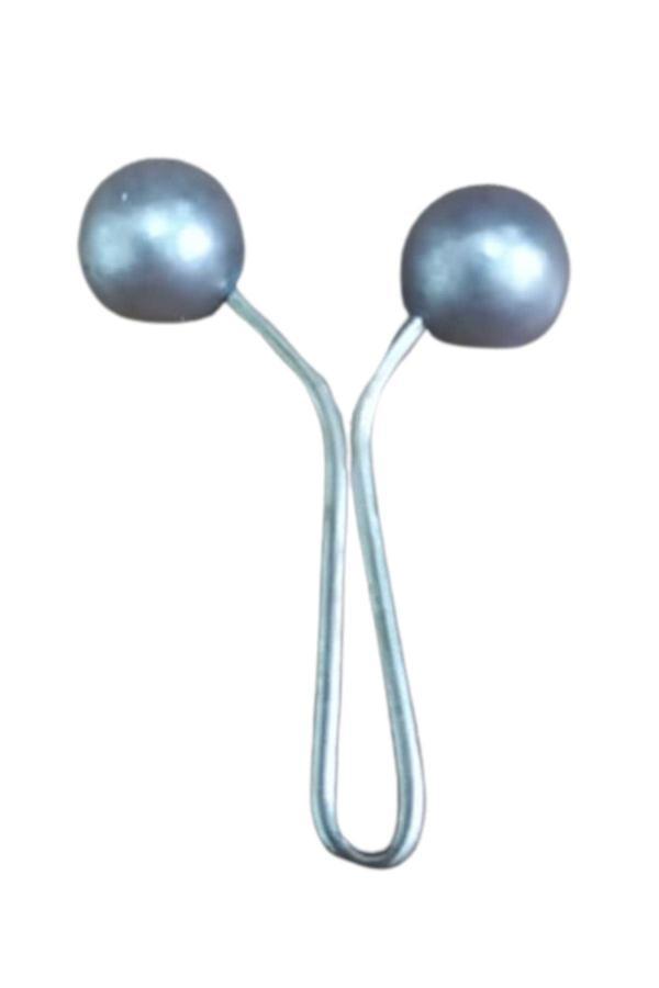 Eşarp Klipsi Top Model Düz Mint 1 Adet - Image 1