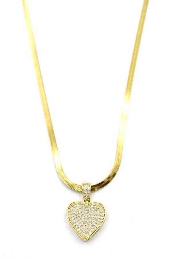 Kalp Kolye - 14K Altın - Image 1