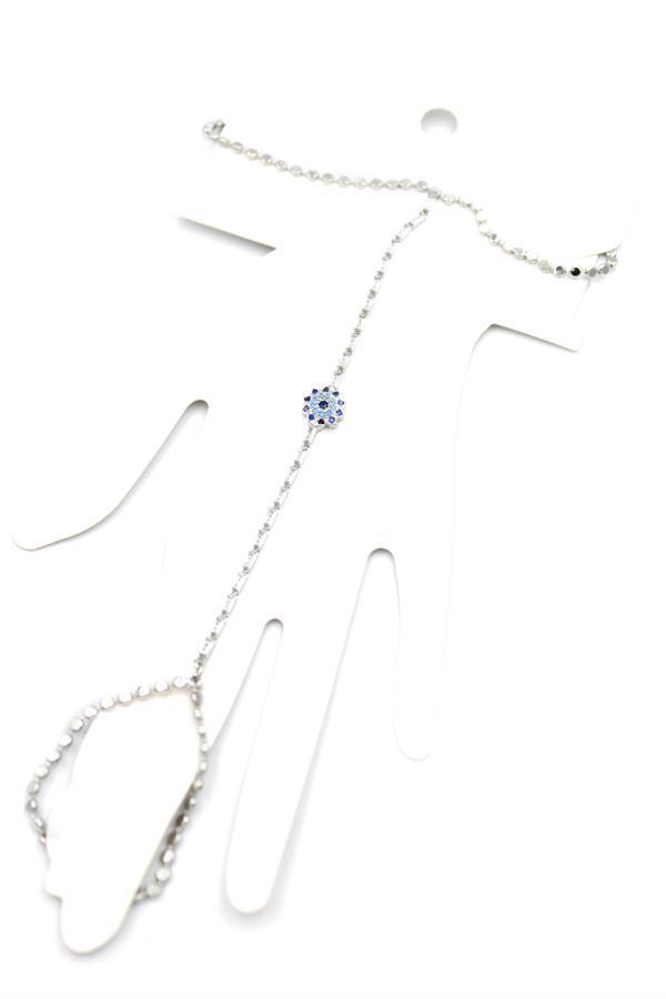 Taşlı Nazar Şahmeran - Gümüş - Image 1