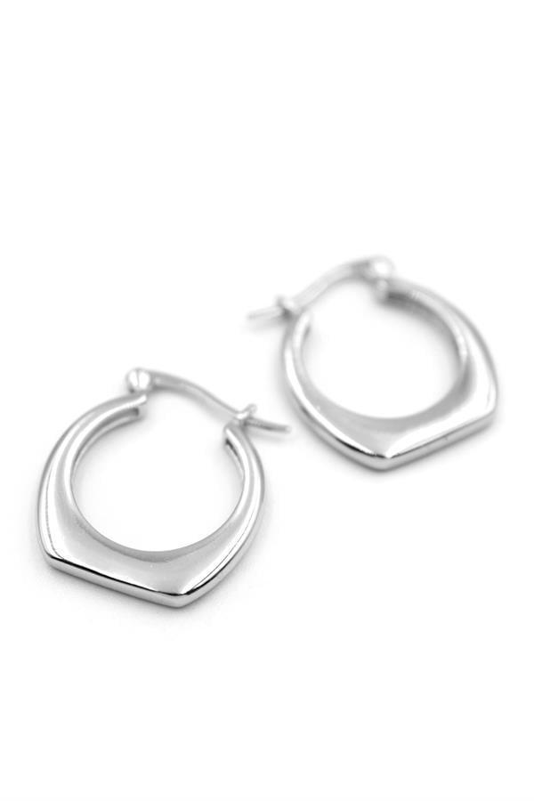 Halka Küpe - Gümüş - Image 1