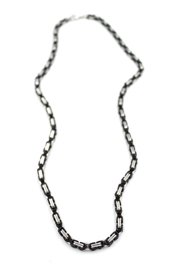 Kral Zincir Kolye - Siyah - Image 1