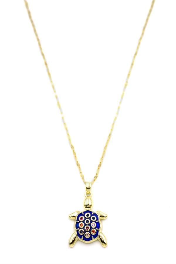 Kaplumbağa Kolye - Altın - Image 1