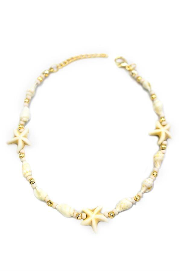 Deniz Kabuğu Halhal - Beyaz - Image 1