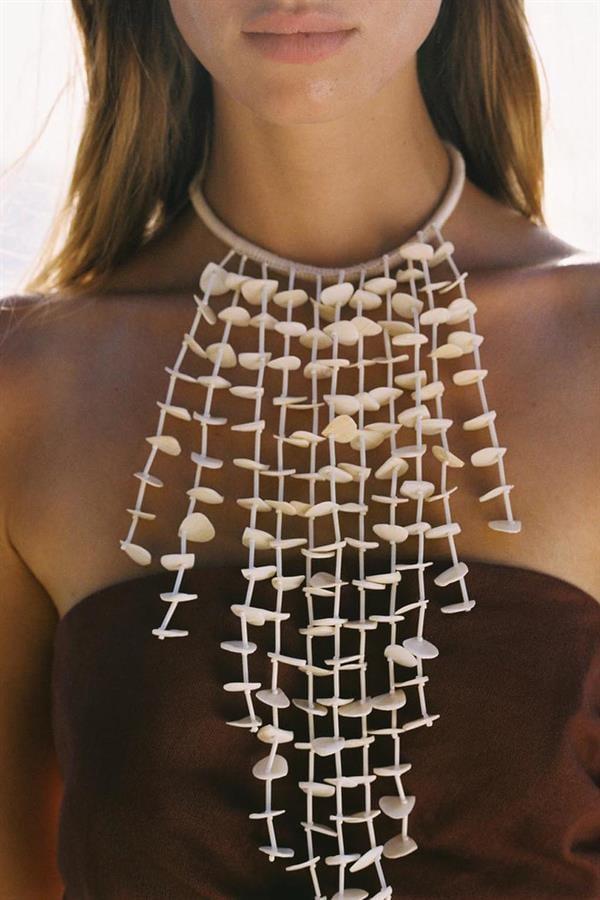 Sedef Kolye - Krem - Image 1