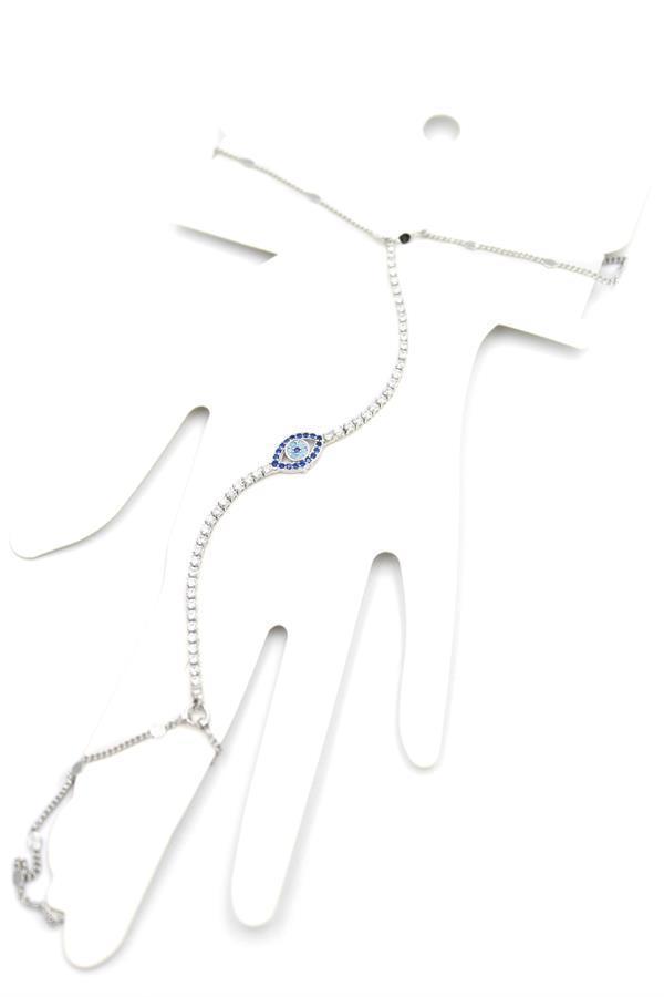 Taşlı Nazar Şahmeran - Gümüş - Image 1