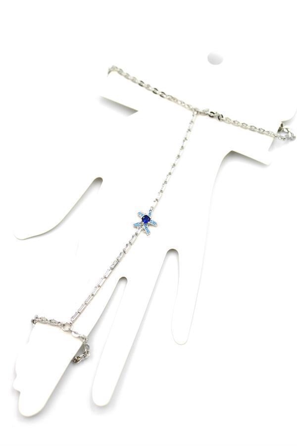 Taşlı Yıldız Şahmeran - Gümüş - Image 1