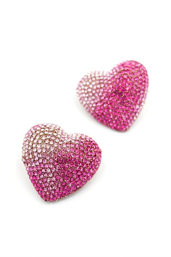 Kalp Küpe - Pembe - Image 1