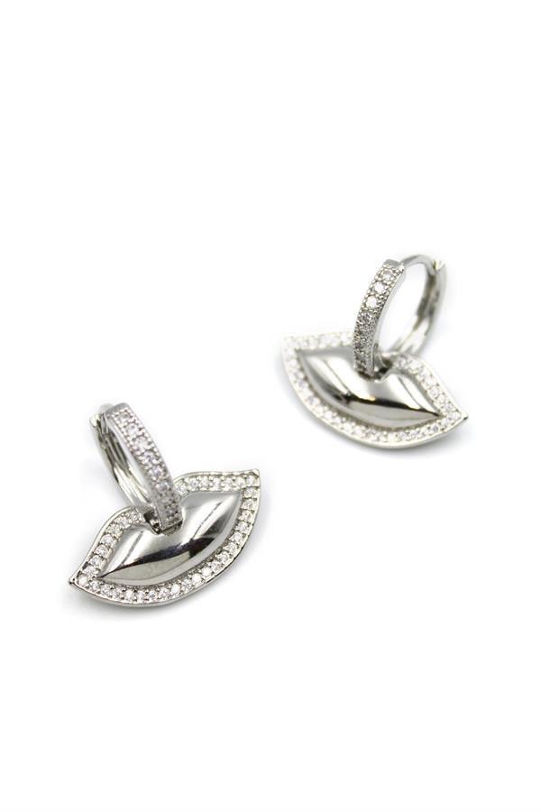 Dudak Küpe - Gümüş - Image 1