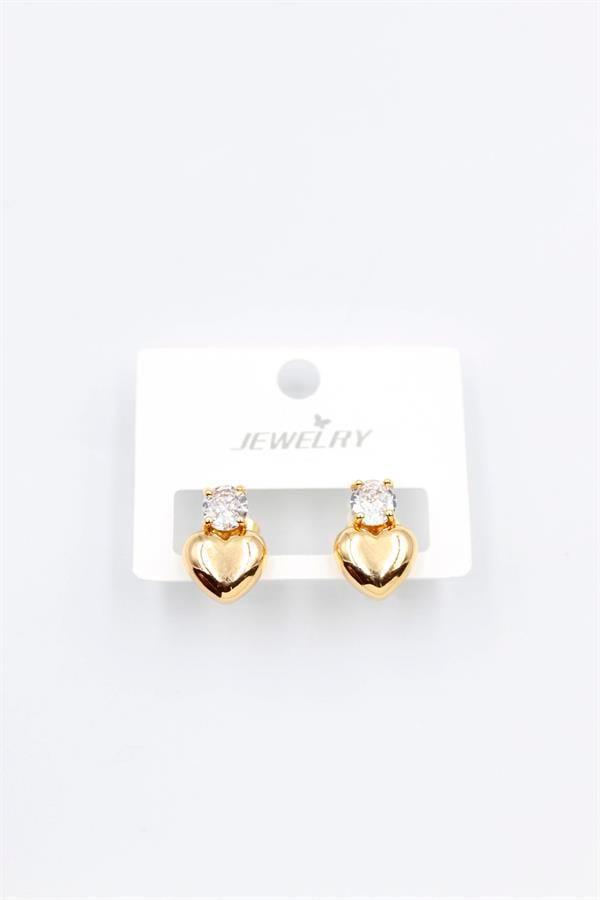 Kalp Küpe - Altın - Image 1