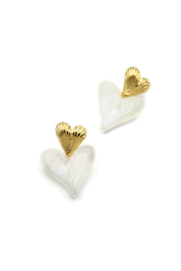 Kalp Küpe - Altın - Image 1