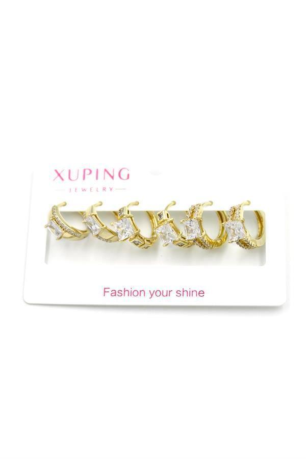 6'lı Xuping Küpe - Altın - Image 1