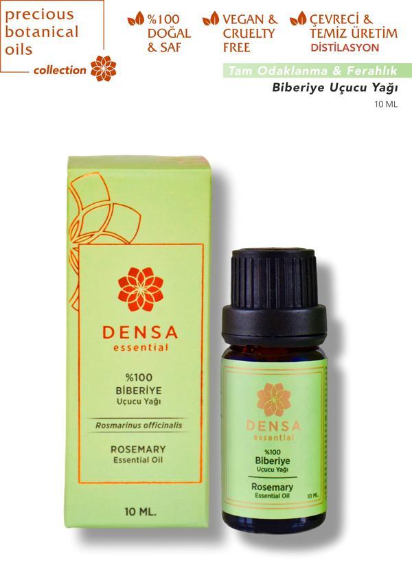 %100 Saf & Doğal Biberiye Uçucu Yağı 10 Ml Buhurdanlık Difüzör Aromaterapi Mum Masajı Cilt Saç Bakım - Image 1