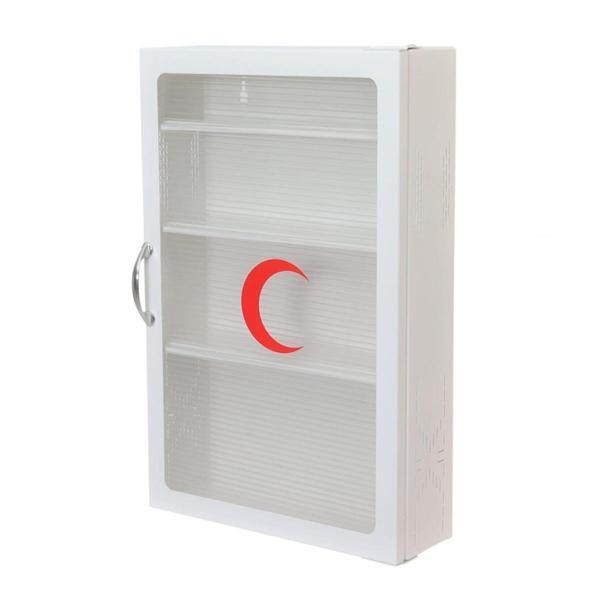 Akşan Şeffaf Kapaklı Metal İlk Yardım Ecza Dolabı Beyaz Kod : 411 - Image 1