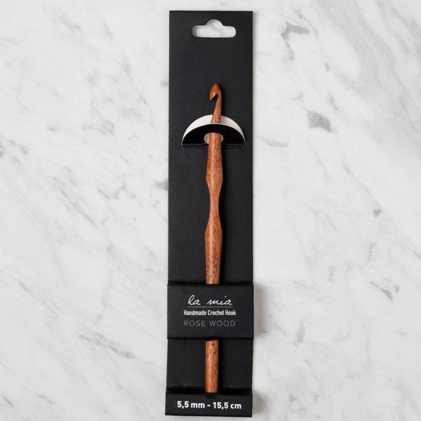 La Mia Rosewood 5.5 mm 15.5 cm Ahşap Yün Tığ - Image 1