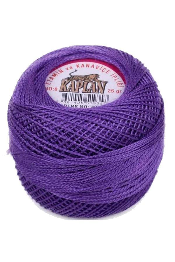 Kaplan Etamin Ve Kanaviçe İpi 8 No Kod/Renk: 495 - Royaleks - Image 1