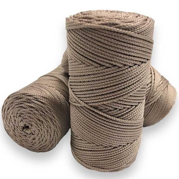 Makrome İpi 3mm Polyester  Vizon - Image 1