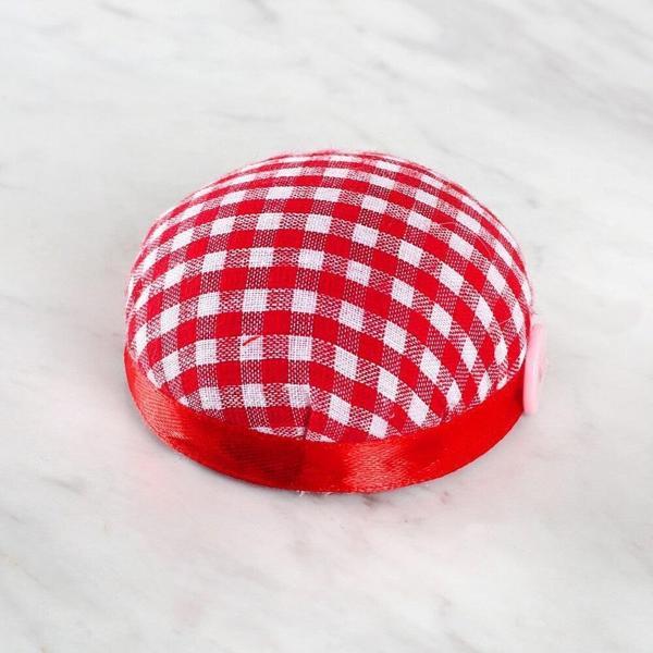 Loren Kola Takılabilir İğnedenlik Kırmızı Beyaz - Image 1