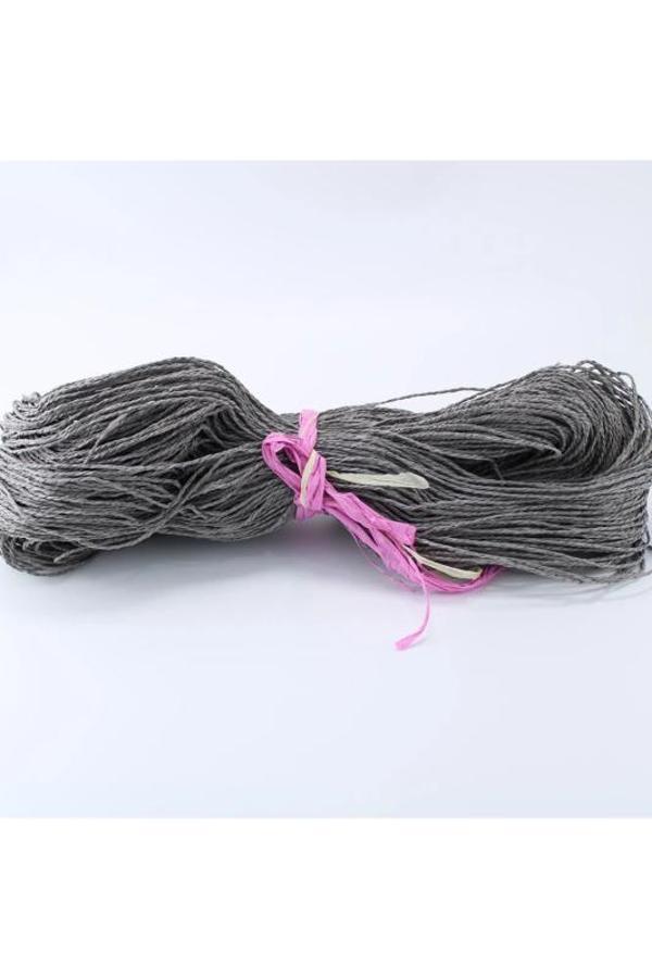 Koyu Gri Renk Çile Kağıt İp Çanta Ipi Supla Ipi No:53 - (550-600 gr) - Image 1