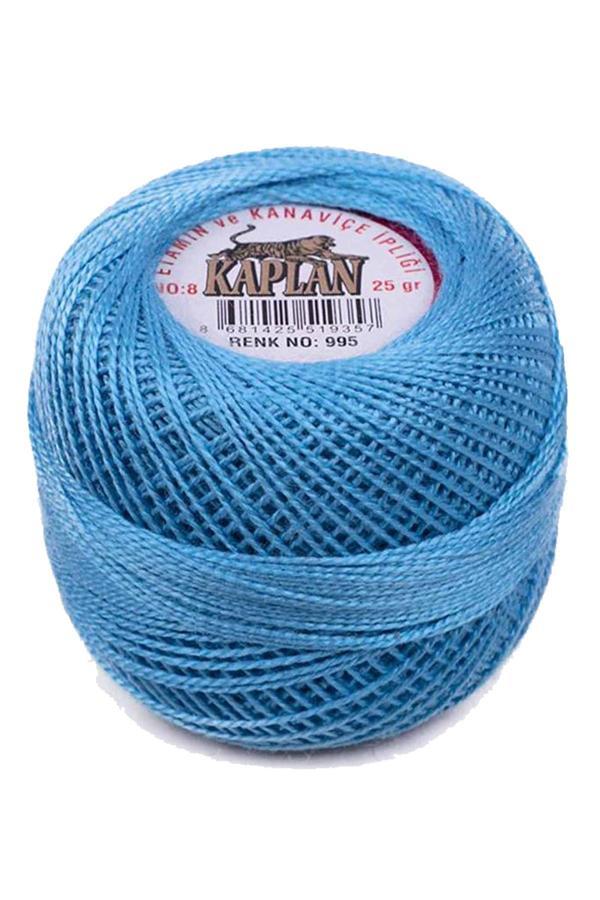Kaplan Etamin Ve Kanaviçe İpi 8 No Kod/Renk: 995 - Royaleks - Image 1
