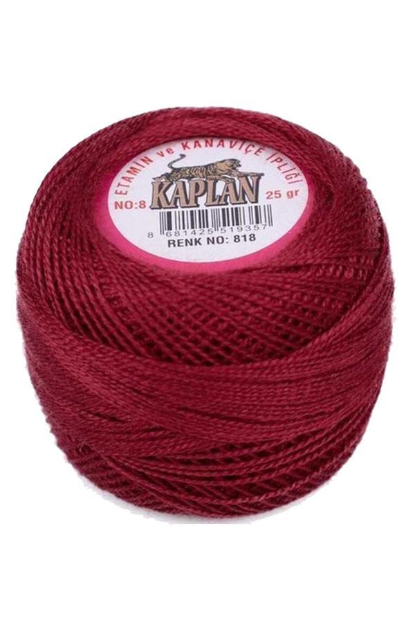 Kaplan Etamin Ve Kanaviçe İpi 8 No Kod/Renk: 818 - Royaleks - Image 1